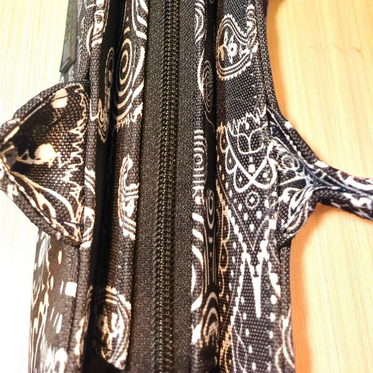 ZELLBURY Black Belle Canvas Bag