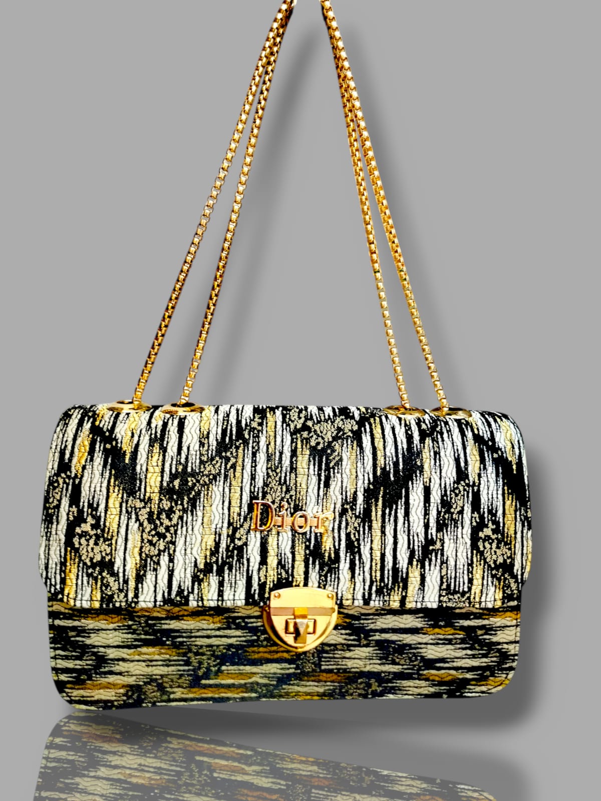 Floral Canvas Crossbody Bag