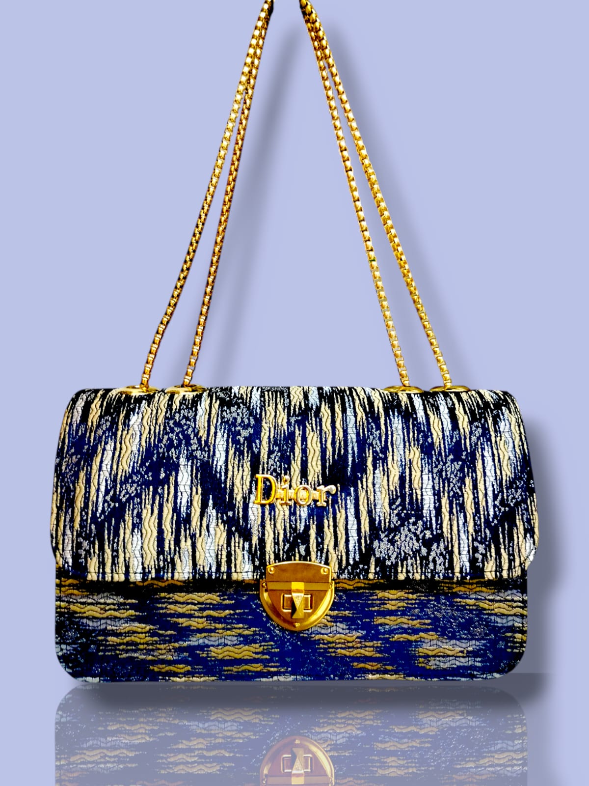 Floral Canvas Crossbody Bag
