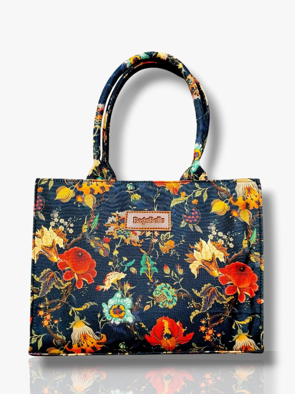 ZELLBURY Floral Canvas Tote