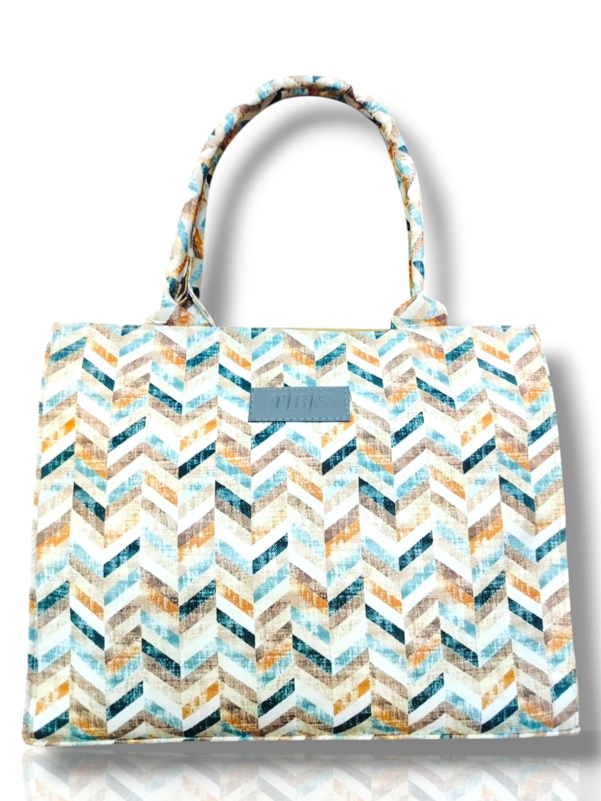 TBS Urban Chevron Canvas Tote Bag
