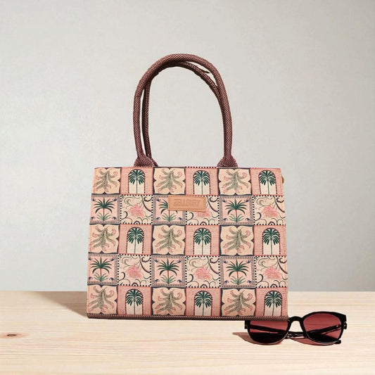 ZELLBUR Blossom Canvas Tote Bag