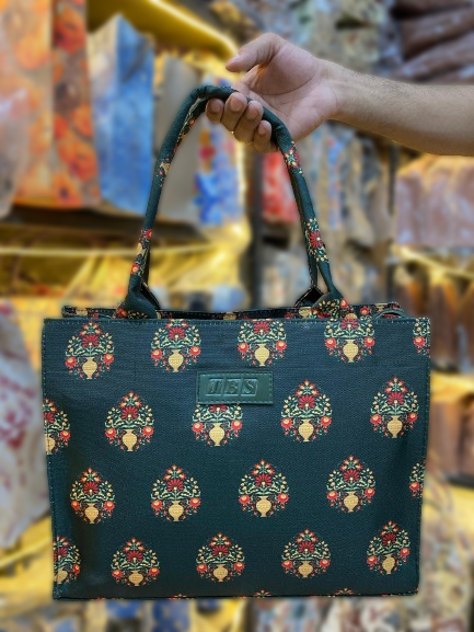 Elegant Printed Canvas Tote Bag  | Lightweight & Durable