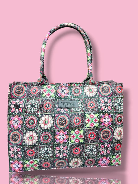 Printed Canvas Tote Bag  | Lightweight & Durable