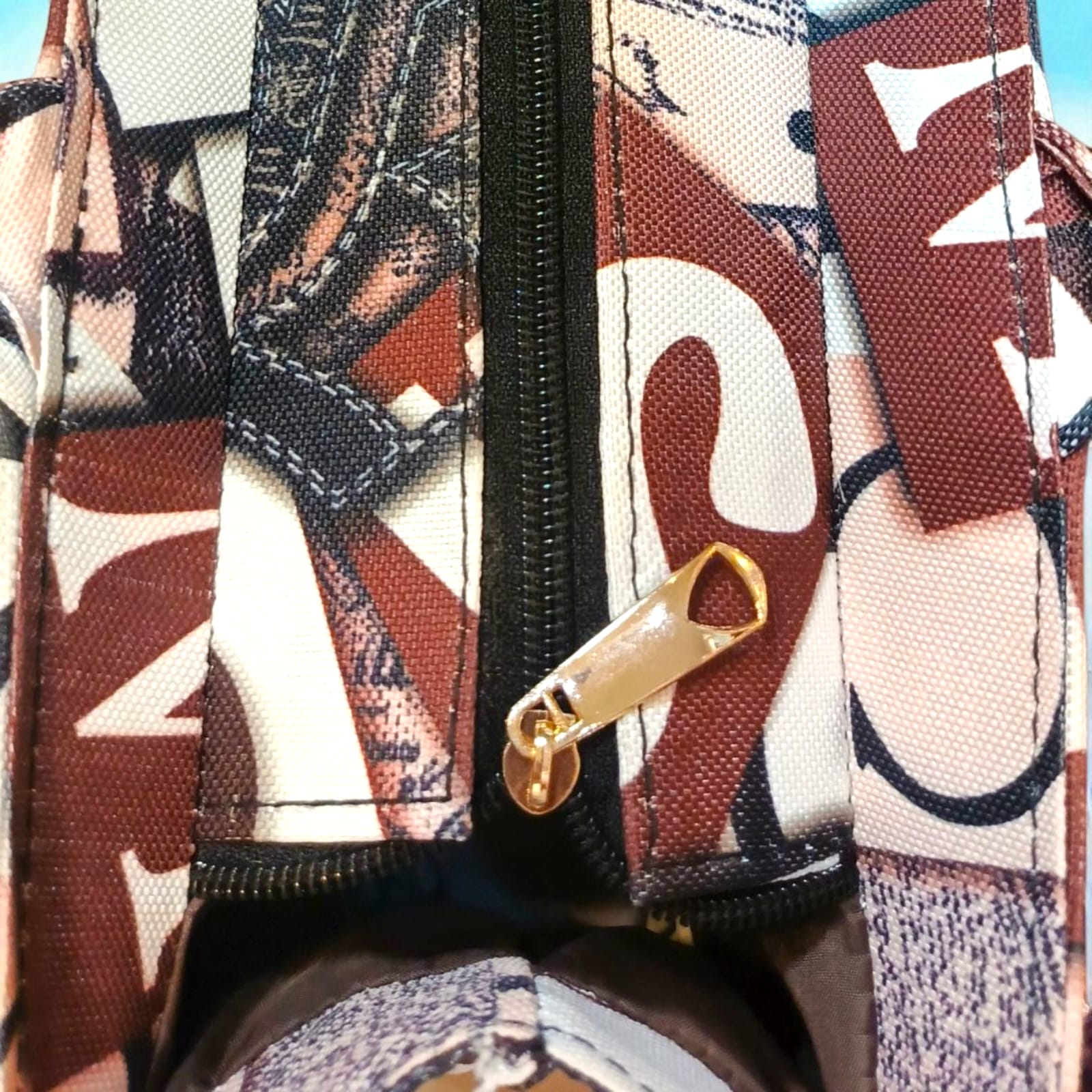 Alphabet Print Canvas Tote Bag – Stylish, Spacious & Durable