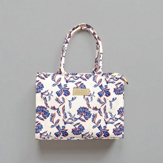 Floral Canvas Tote Bag – Durable & Stylish Everyday Carry
