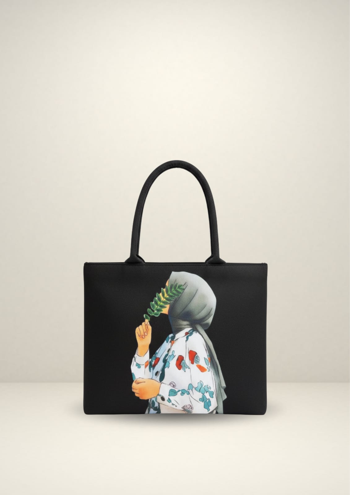 🌸 Hijabee Canvas Tote Bag